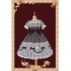 Infanta Sweet Poodle Applique One Piece(2 Colours)